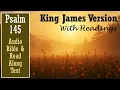 Psalm 145 KJV BIBLE With Text Images