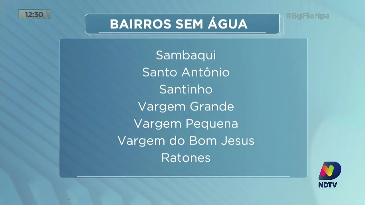 Manutenção na estação de tratamento de água dos Ingleses afeta abastecimento em Florianópolis