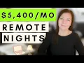 4 Real Remote Jobs You Can Do At Night Work From Home