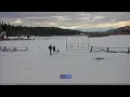 Teton Time Lapse of sunset view from Turpin Meadow on December 30 2023