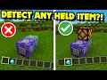 Detect ANY HELD ITEM in Minecraft Using Command Blocks Minecraft Command Blocks