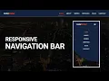Responsive Navigation Menu Bar Design using HTML CSS jQuery CoderRishad