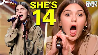 golden buzzer before she s even done singing bgt 2025