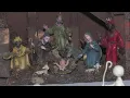 His collection of nativity sets from around the world is on display at the Basilica