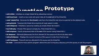 Queue Implementation using a linked list DSA Data structures and algorithms C program
