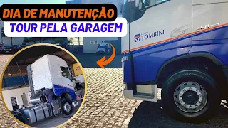 EP; 020 🚛😍💪🏽 DIA DE MANUTENÇÃO E TOUR PELA GARAGEM DA TOMBINI EM JUNDIAÍ - SP