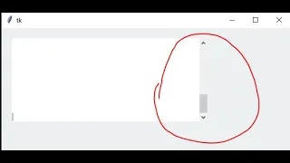 how to make scrolled text in python tkinter