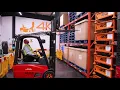 Counterbalance Forklift Training How to De-stack at High Level 4KS Forklift Training