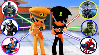little singham and black little singham saved all his friends with the power of superhero in gta 5 