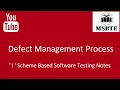 Defect Management Process I scheme based explaination