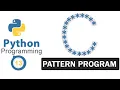 Python Pattern Programs Printing Stars in C Shape