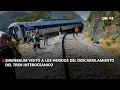 Lagu Sheinbaum visitó a los heridos del descarrilamiento del Tren Interoceánico