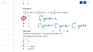 VCAA 2018 Methods Exam 2 Multiple Choice Solutions