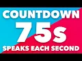 75 Second Timer with Voice Countdown