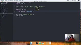 Python Challenge Spell Check