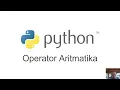 Python - Operator aritmatika