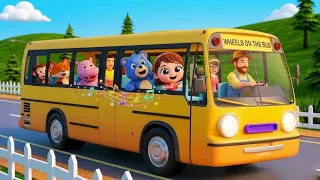 The Wheels on the Bus 🚌 | Nursery Rhymes & Kids Songs