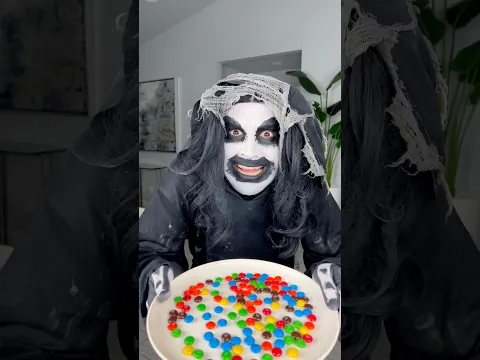 Monster got surprised with the candy 🤣