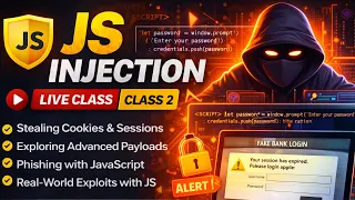 JS Injection Training Live Class 2 Real-Time XSS Attack Lab FORENSIC ACADEMY