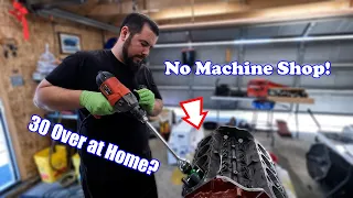 Can I turn my BLOWN 350 into a 383 Stroker Cheap DIY junkyard Build