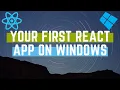 HOW TO INSTALL CREATE-REACT-APP Learn how to Create a ReactJS App From Scratch Windows