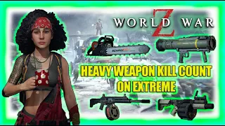 world war z aftermath maximum normal zeke kill count with all unmodified heavy weapons