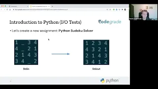 CodeGrade Webinar Python Autograding 29 January 2021