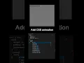 Typing text animation with pure css