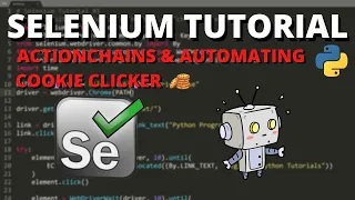 Python Selenium Tutorial - ActionChains Automating Cookie Clicker
