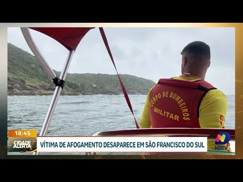 Homem desaparece após afogamento em São Francisco do Sul
