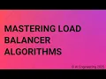 Mastering Load Balancer Algorithms