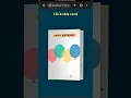birt ay wishes card project using HTML and CSS