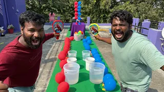 Epic Bottle Flip & Pop Balloon Challenge! 🎈🤩