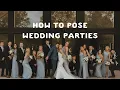 HOW TO POSE WEDDING PARTIES Photography Business Coach Rachel Traxler