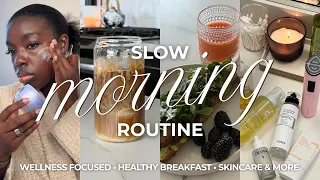 My 9AM slow & intentional morning routine || healthy habits, productivity & self-care