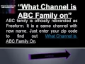 What Channel is ABC Family On