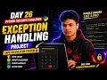 Day 26 - Exception Handling Project in Python Safe Calculator System Python 100 Days Challenge