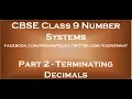 Terminating Decimals