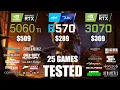 RTX 3070 8GB vs ARC B570 10GB vs RTX 5060Ti 16GB R9 - 7950X3D 1080p