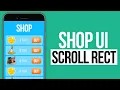 UI Scroll Rect in Unity - Create Shop with UI Scroll Rect