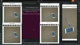 Android Real-Time Camera Streaming to Multiple Python scripts using WebSockets Demo