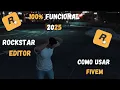 COMO BAIXAR E CONFIGURAR ROCKSTAR EDITOR FIVEM 2025