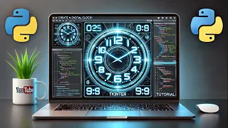 Digital Clock using Python Tkinter Python for Beginners