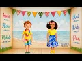 Hawaiian Hula Hula Dance For Kids | Luau | School Program Dance Performance for Kids