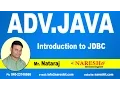 Introduction to JDBC Advanced Java Tutorial Mr Nataraj