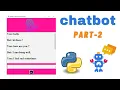 Talking Chat Bot Part 2 Python GUI Project tkinter For Beginners From Scratch