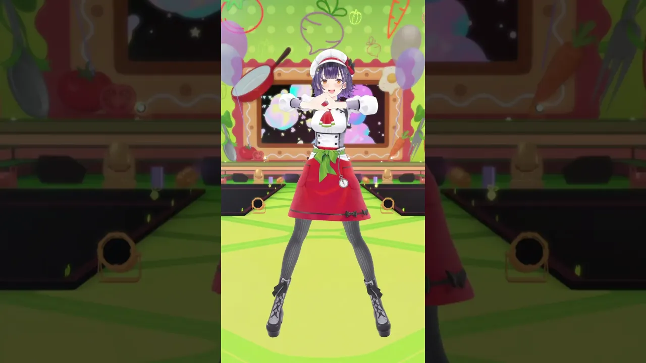 どきどきキュン!で大暴走♡ 踊ってみた🥗 #七瀬すず菜 #にじさんじ #shorts