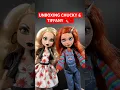 UNBOXING MONSTER HIGH SKULLECTOR CHUCKY AND TIFFANY