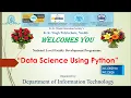 FDP on Data Science Using Python-Day3