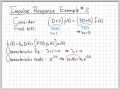 Impulse Response Example